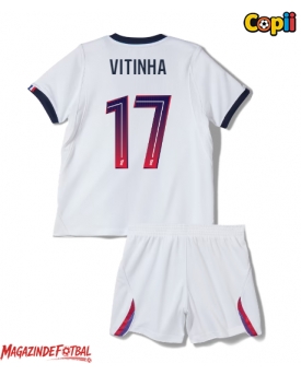 Paris Saint-Germain Vitinha #17 Echipament de Fotbal Replică 2026-27 Copii Deplasare (+ Șorturi)